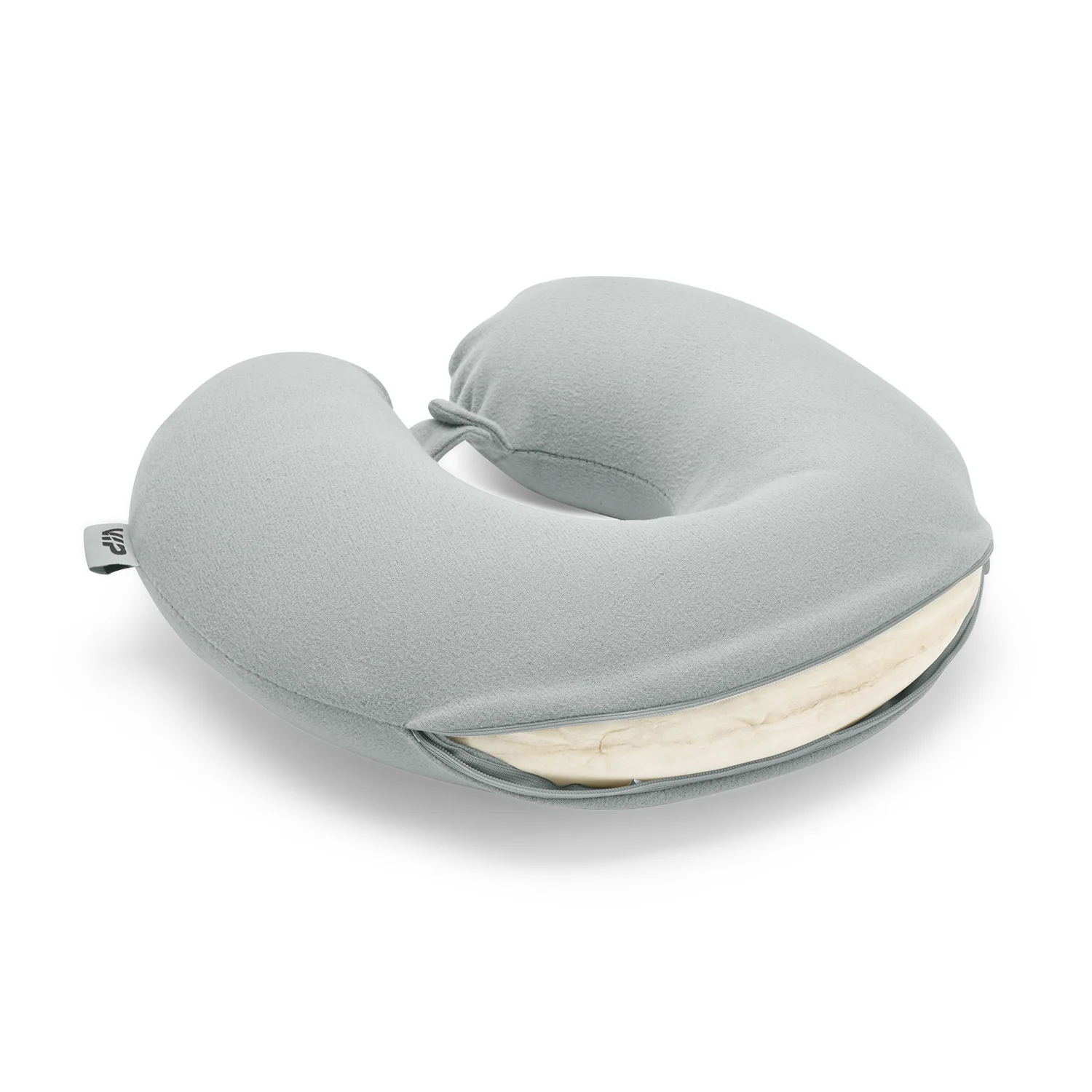 VIP SNOOZE NECK PILLOW GREY - Image 4