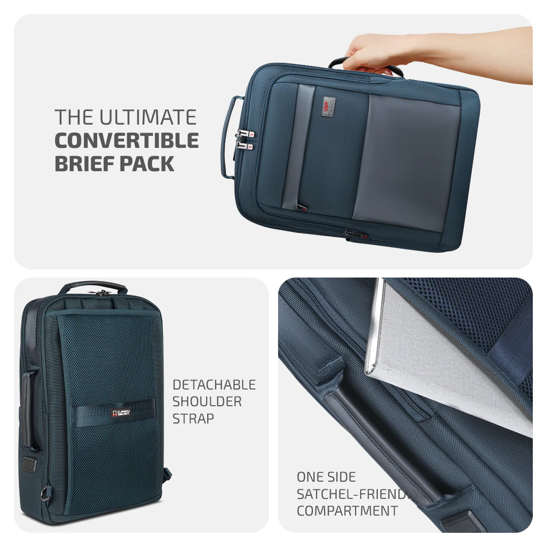 VIP LEGACY Laptop Expander Backpack Navy - Image 3