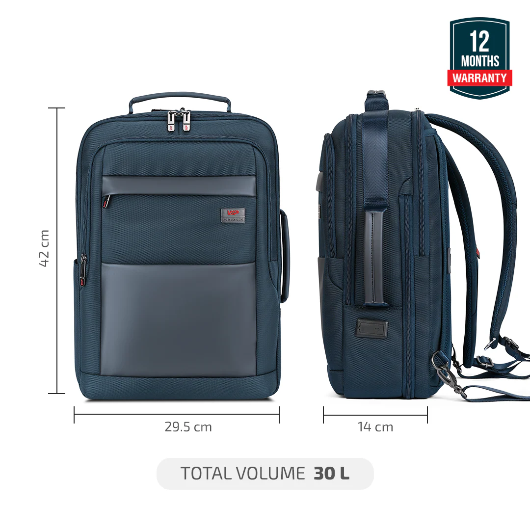 VIP LEGACY Laptop Expander Backpack Navy - Image 7