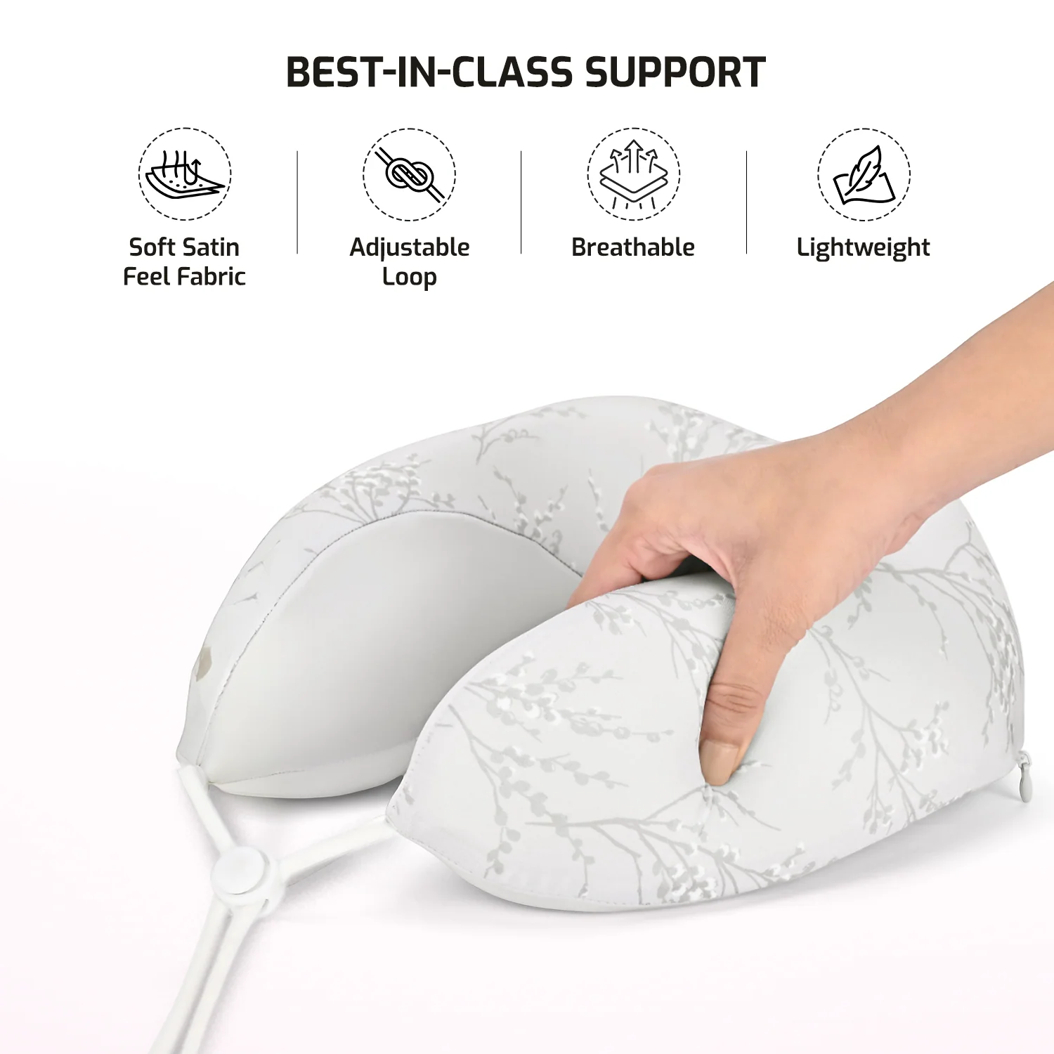 VIP LUXE COMFORT NECK  PILLOW BEIGE - Image 3
