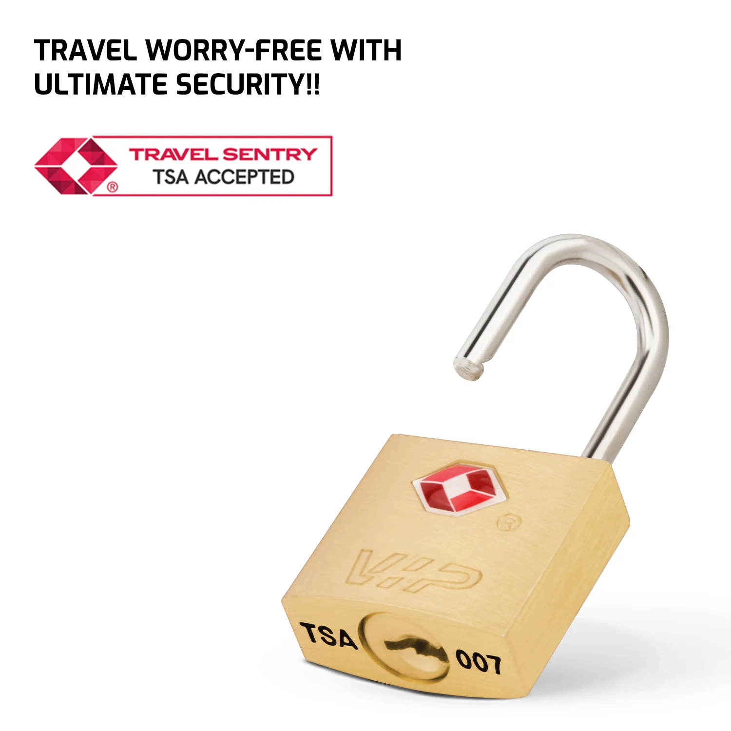 VIP SECURE PRO BRASS TSA KEY LOCK - Image 4