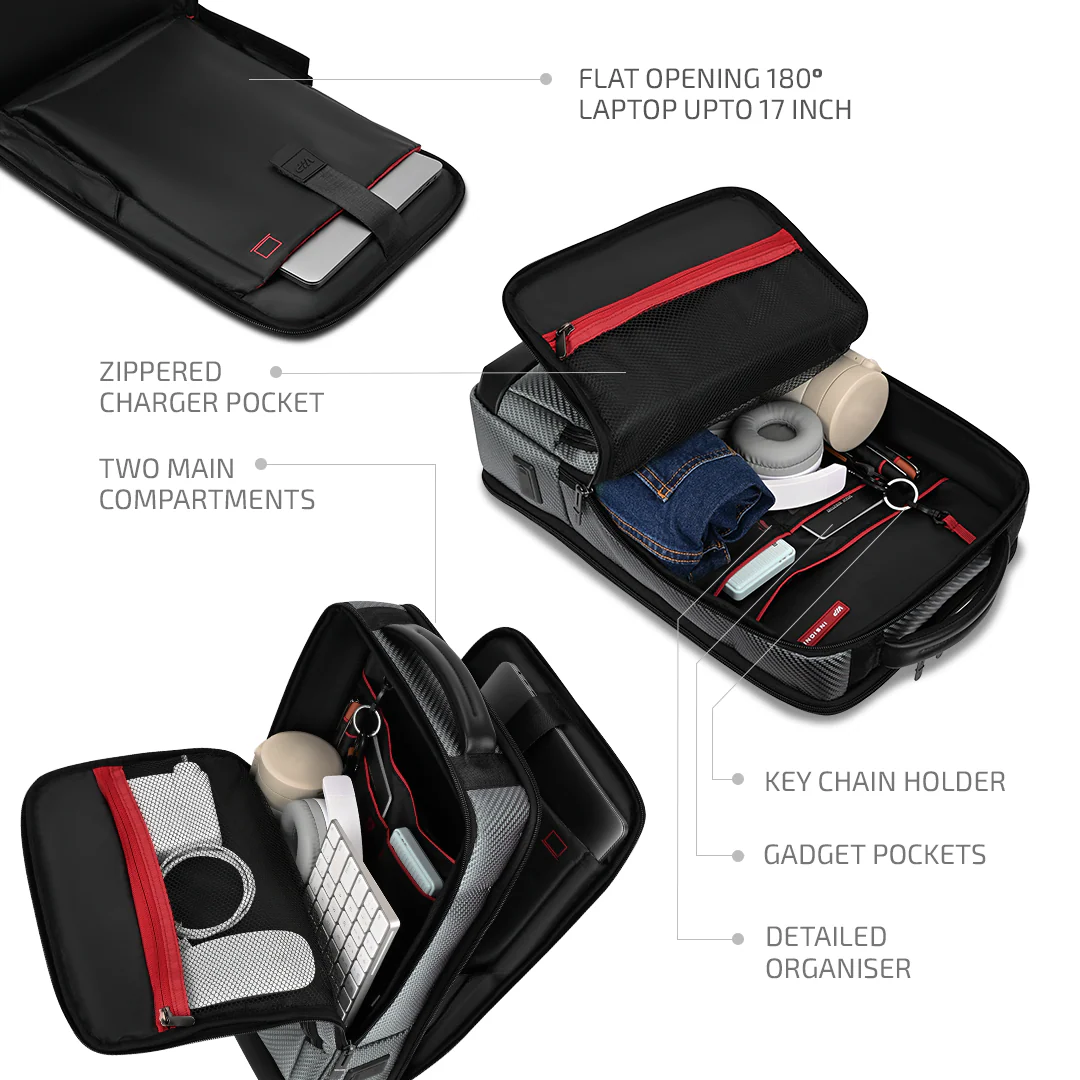 VIP URBAN Mesh Laptop Expander Backpack - Image 4