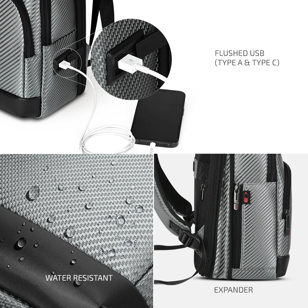 VIP URBAN Mesh Laptop Expander Backpack - Image 6