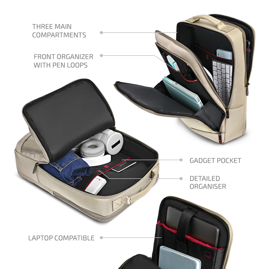 VIP VOGUE Laptop Expander Backpack - Image 3